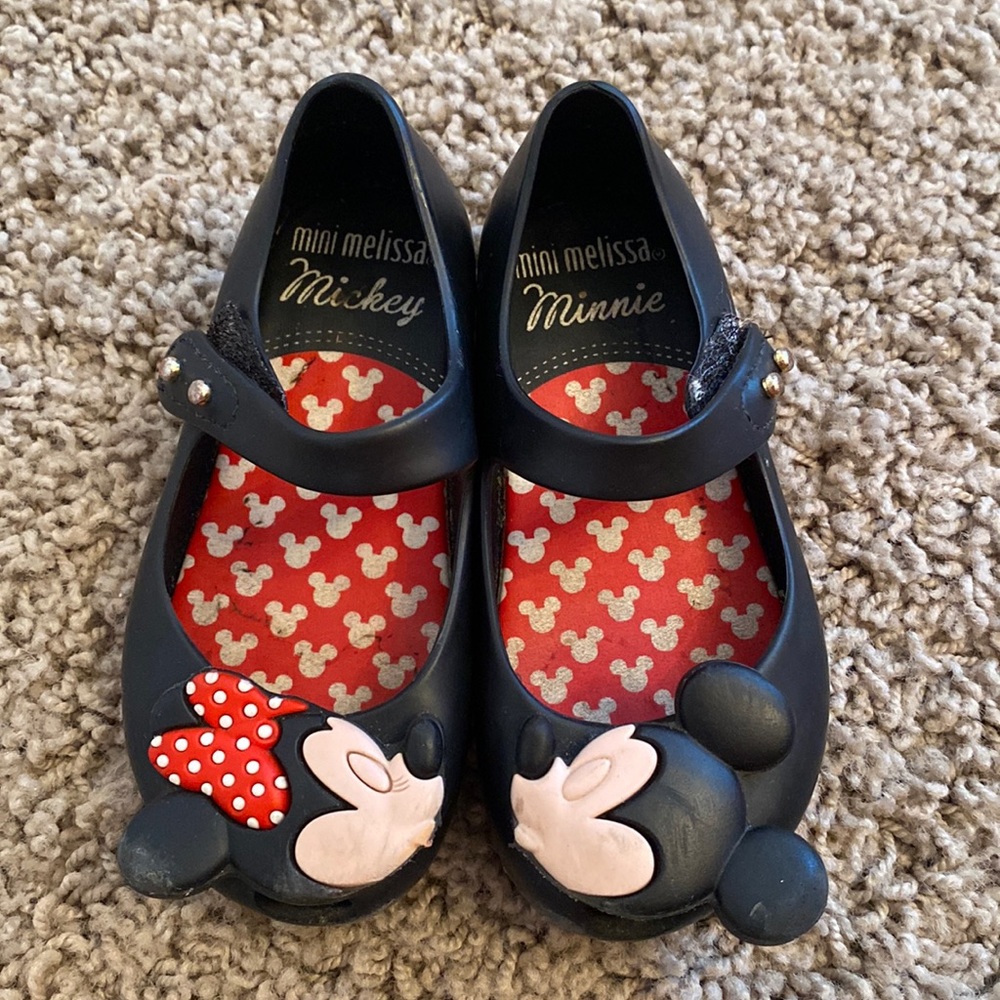 Mini Melissa Minnie shoes.